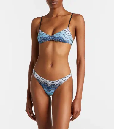 Missoni Zigzag lamé bikini | Thumbnail 3 Missoni Zigzag lamé bikini | Thumbnail 3