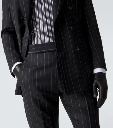 Tom Ford Striped wool straight pants | Thumbnail 4 Tom Ford Striped wool straight pants | Thumbnail 4