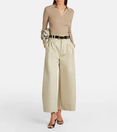 Altuzarra Wilson cotton wide-leg pants | Thumbnail 6