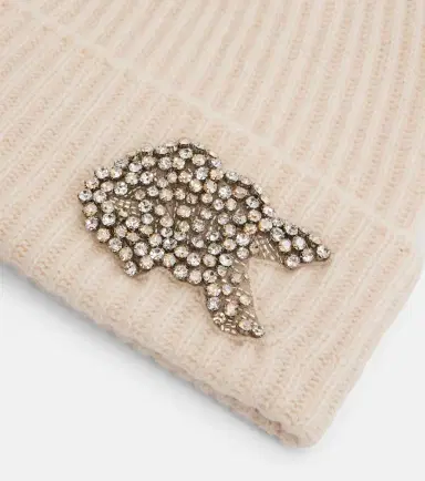 Erdem Embellished cashmere beanie | Thumbnail 3 Erdem Embellished cashmere beanie | Thumbnail 3