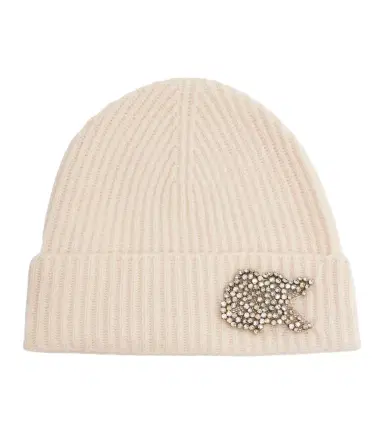 Erdem Embellished cashmere beanie | Thumbnail 1 Erdem Embellished cashmere beanie | Thumbnail 1