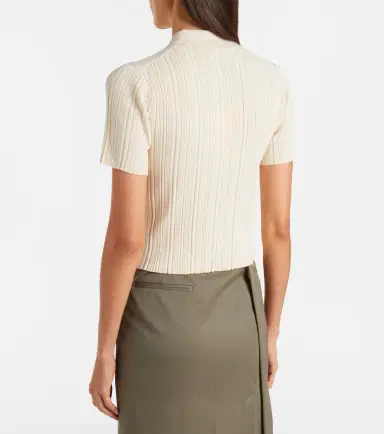 Victoria Beckham Ribbed-knit top | Thumbnail 2
