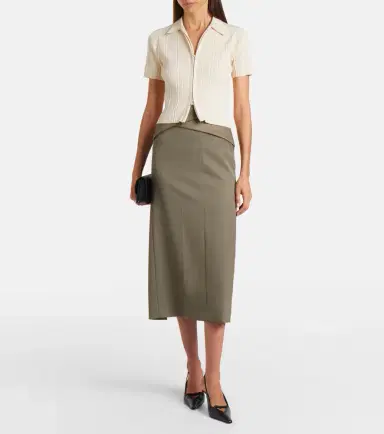 Victoria Beckham Ribbed-knit top | Thumbnail 3