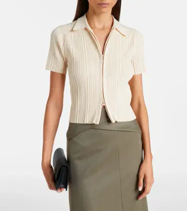 Victoria Beckham Ribbed-knit top | Thumbnail 5