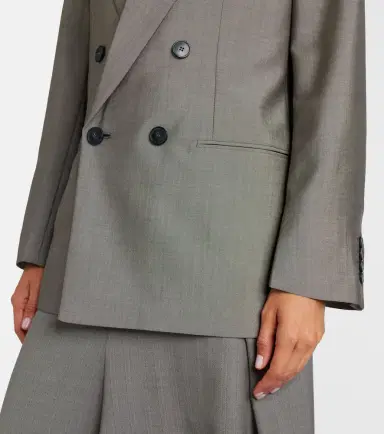 Victoria Beckham Beatrice wool and mohair blazer | Thumbnail 6