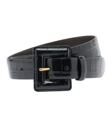 Nour Hammour Soma croc-effect leather belt | Thumbnail 1