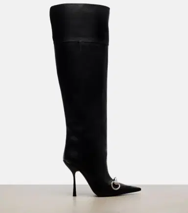 Gucci Boulevard Horsebit leather knee-high boots | Thumbnail 2