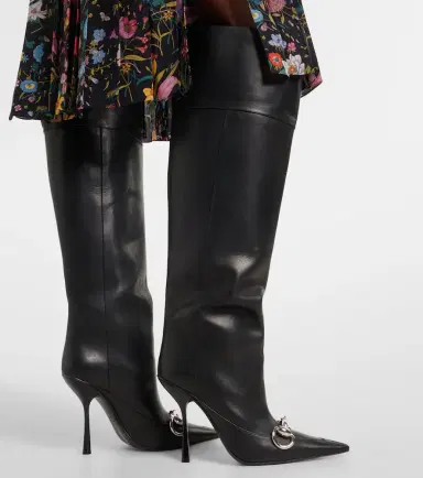 Gucci Boulevard Horsebit leather knee-high boots | Thumbnail 3