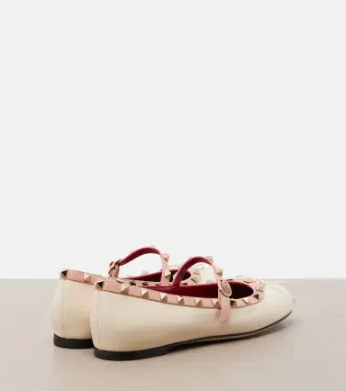 Valentino Garavani Rockstud leather Mary Jane flats | Thumbnail 2 Valentino Garavani Rockstud leather Mary Jane flats | Thumbnail 2
