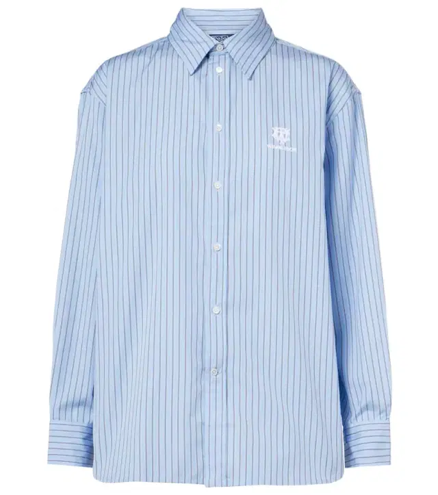 x Wimbledon striped cotton shirt