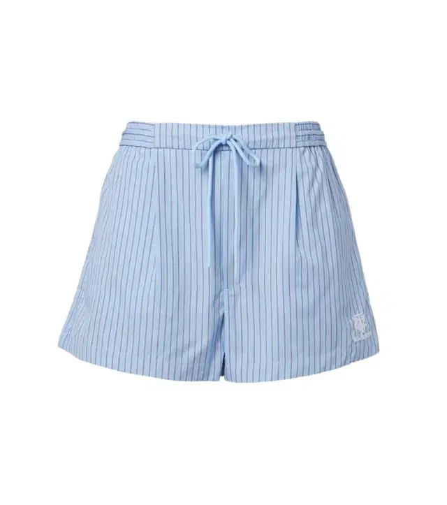 x Wimbledon striped cotton shorts
