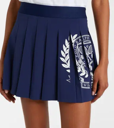 Polo Ralph Lauren x Wimbledon logo pleated tennis skirt | Thumbnail 2