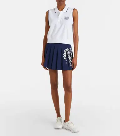 Polo Ralph Lauren x Wimbledon logo pleated tennis skirt | Thumbnail 5