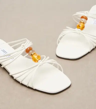 Jimmy Choo Lova beaded leather sandals | Thumbnail 3