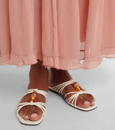 Jimmy Choo Lova beaded leather sandals | Thumbnail 5