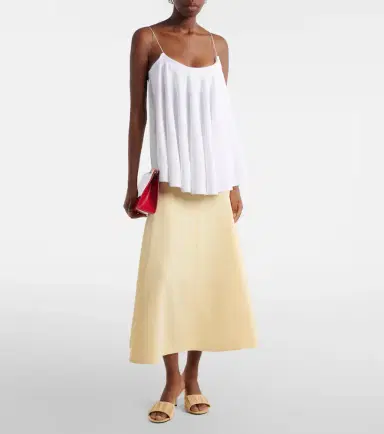 Jacquemus Voile open-back jersey top | Thumbnail 2