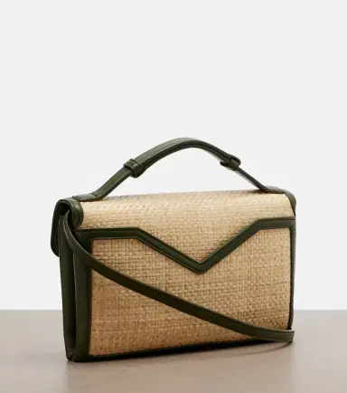 Bottega Veneta Knot Lock Medium raffia top-handle bag | Thumbnail 4