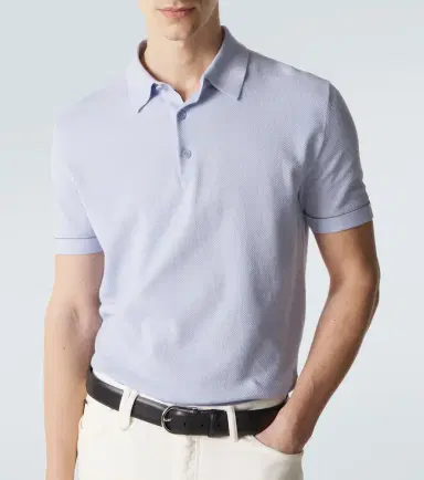 Brioni Cotton piqué polo shirt | Thumbnail 3