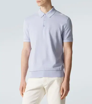 Brioni Cotton piqué polo shirt | Thumbnail 4
