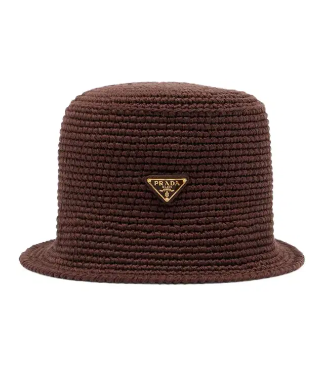 Crochet cotton bucket hat