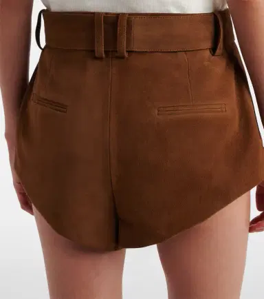 Magda Butrym Belted suede shorts | Thumbnail 5