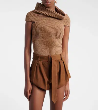 Magda Butrym Draped knitted top | Thumbnail 3