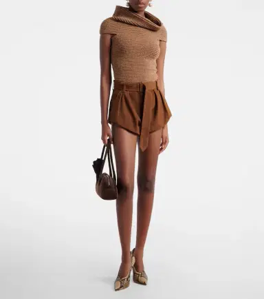 Magda Butrym Draped knitted top | Thumbnail 4