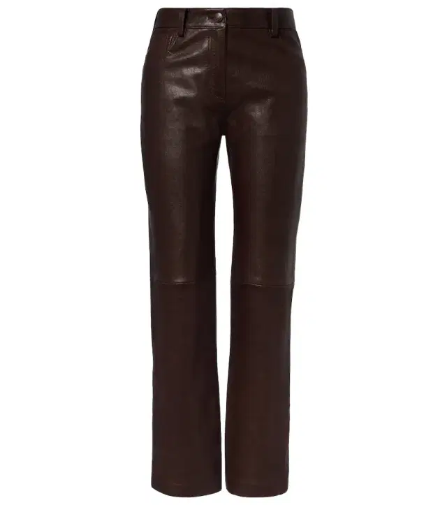 Magda Butrym Leather straight pants