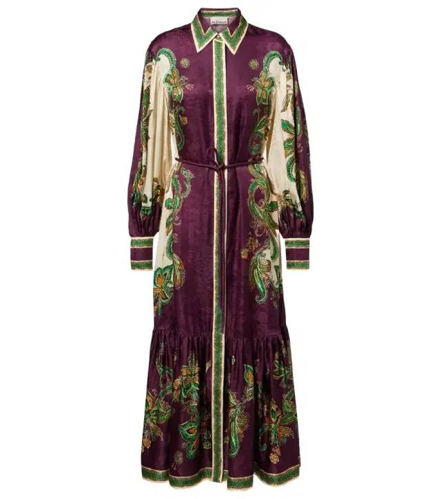 Alemais Alémais Ruthie floral shirt dress
