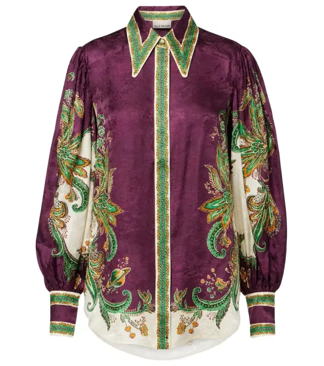 Alemais Alémais Ruthie printed shirt