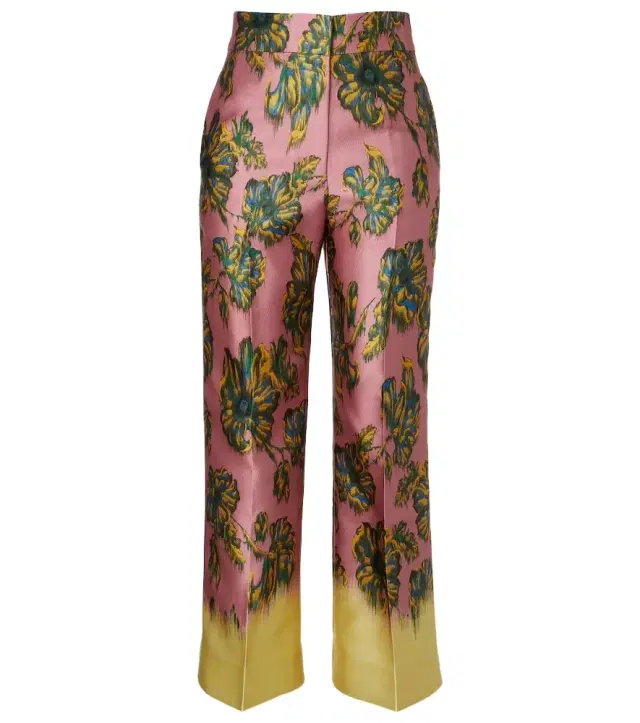 Alemais Alémais Faye floral cropped pants