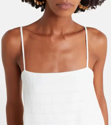 ASCENO Melfi checked linen and cotton maxi dress | Thumbnail 2 ASCENO Melfi checked linen and cotton maxi dress | Thumbnail 2