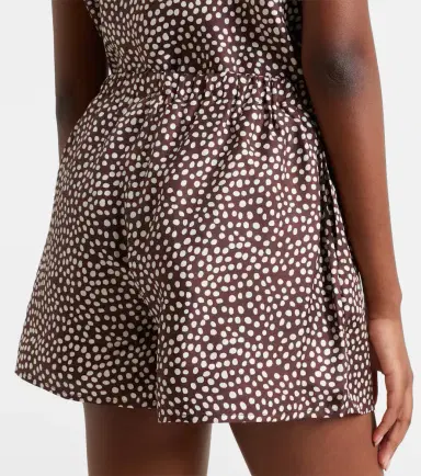 ASCENO Franca polka-dot silk charmeuse shorts | Thumbnail 5