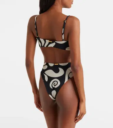 Cala de la Cruz Lilo printed bikini top | Thumbnail 3