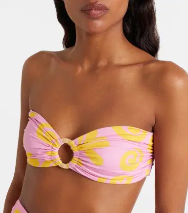 Cala de la Cruz Lulu printed bandeau bikini top | Thumbnail 4 Cala de la Cruz Lulu printed bandeau bikini top | Thumbnail 4