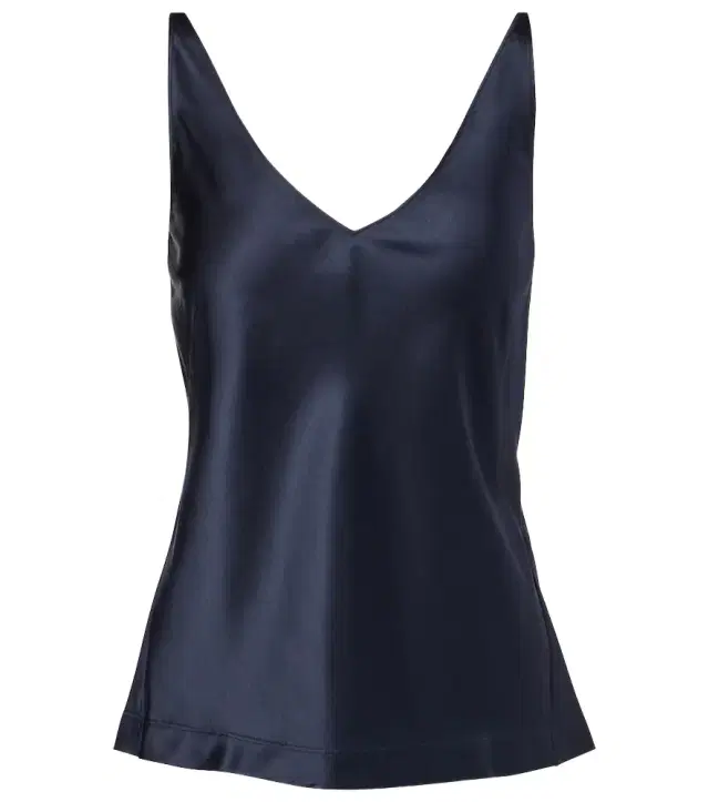 Dorothee Schumacher Sense of Shine silk-blend satin top