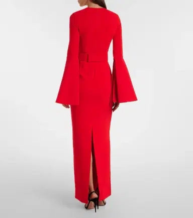 Solace London Theia belted gown | Thumbnail 3
