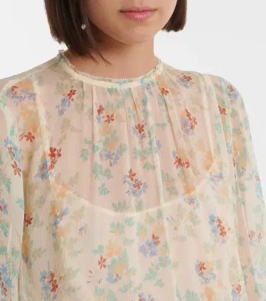 Ulla Johnson Emmeline floral silk chiffon minidress | Thumbnail 5 Ulla Johnson Emmeline floral silk chiffon minidress | Thumbnail 5