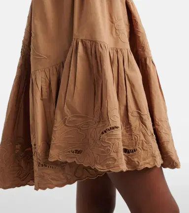 Juliet Dunn Embroidered cotton minidress | Thumbnail 2
