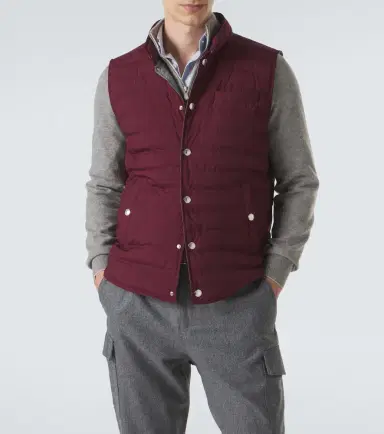 Brunello Cucinelli Technical down vest | Thumbnail 2 Brunello Cucinelli Technical down vest | Thumbnail 2