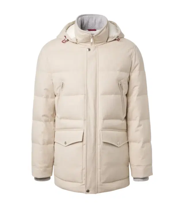 Brunello Cucinelli Wool flannel down parka