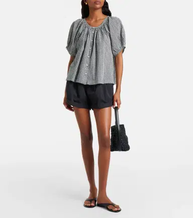 DÔEN Dôen Paige cotton shorts | Thumbnail 4