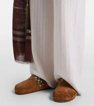 Burberry Urchin shearling-lined suede clogs | Thumbnail 5 Burberry Urchin shearling-lined suede clogs | Thumbnail 5