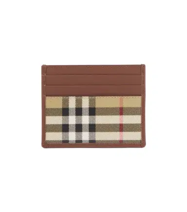 Burberry Check canvas card holder | Thumbnail 1