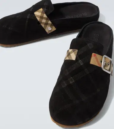 Burberry Urchin suede clogs | Thumbnail 2 Burberry Urchin suede clogs | Thumbnail 2