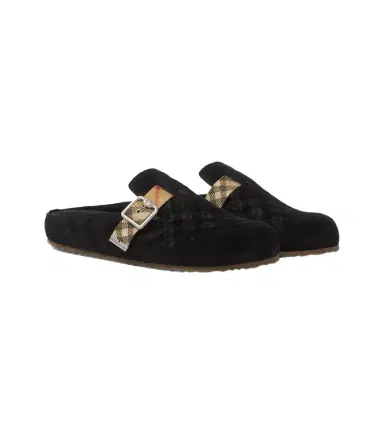 Burberry Urchin suede clogs | Thumbnail 1 Burberry Urchin suede clogs | Thumbnail 1
