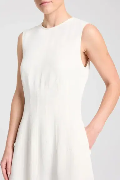 TWP Crew Neck Dress With Darts | Thumbnail 3 TWP Crew Neck Dress With Darts | Thumbnail 3