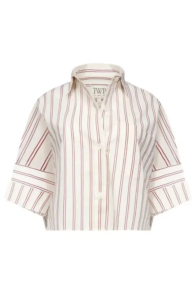 TWP Next Ex Top - White Wine Stripe