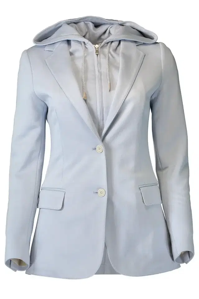 Single Breasted Blazer with Bib