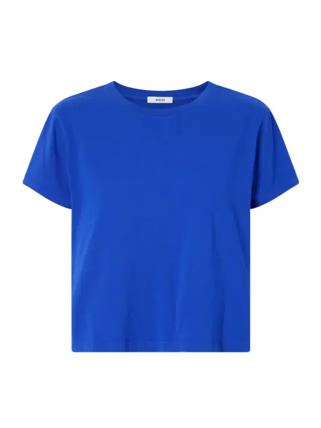 Adine Cropped Organic Cotton-jersey T-shirt